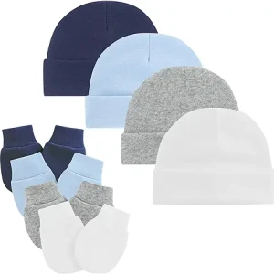 Baby Hats and Mittens Unisex Infant Beanie Caps
