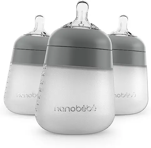 Nanobébé Flexy Silicone Baby Bottle.