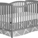5-in-1 Convertible Crib, Steel Grey