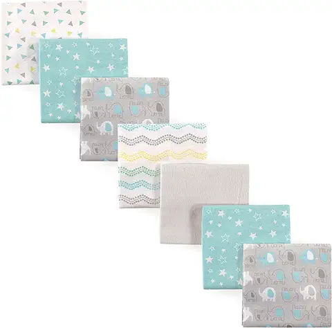 Baby Cotton Flannel Receiving Blankets