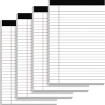 Pack of Legal Pad Writing Pads 5" x 8" Notepad