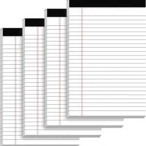 Pack of Legal Pad Writing Pads 5" x 8" Notepad