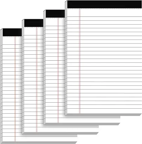 Pack of Legal Pad Writing Pads 5" x 8" Notepad