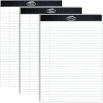 Legal Notepads 8.5 x 11, Pack of 3