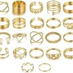 22PCS Knuckle Rings Set for Women