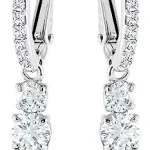 Trilogy Crystal Necklace and Earrings Jewelry