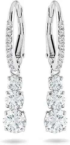 Trilogy Crystal Necklace and Earrings Jewelry