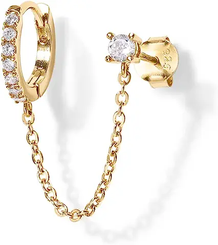Gold Chain Earrings for Women