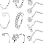 Surgical Steel Nose Rings