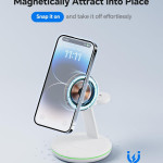 3 in 1 Charging Station for Apple Devices, Mag - Safe Charger Stand,15W Fast Magnetic Charger Wireless Compatible for iPhone 15 14 13 12