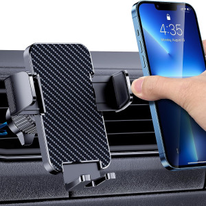 BIPOPIBO Phone Mount for Car Phone Holder [Thick Cases Friendly] Cell Phone Holder Hands Free Phone Stand for Car Vent Phone Mount Fit iPhone Android