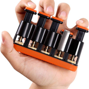 DILIMI Finger Strengthener,Guitar Beginner Exercier,Finger Trainer,Hand Grip Strength Trainer for Athletes,Musicians & Physical Therapy